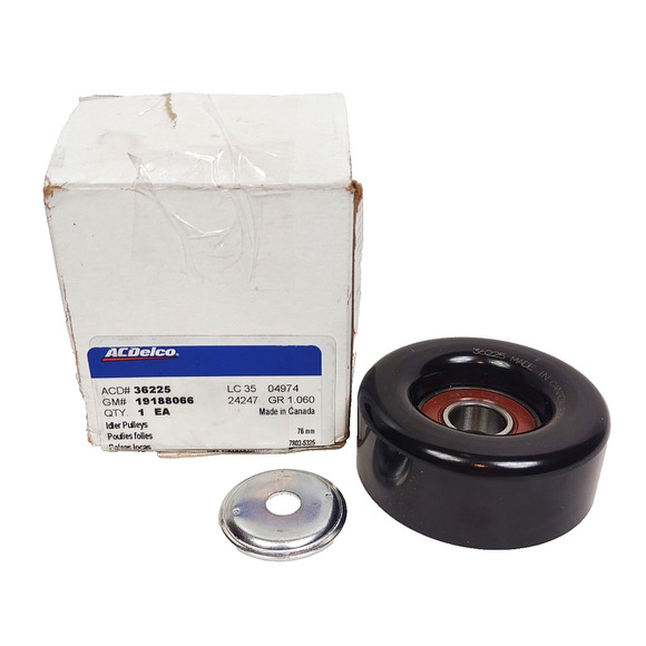 36225 AC Delco Accessory Belt Idler Pulley for Chevy 5500i Kenworth T660 5600i - Picture 1 of 4